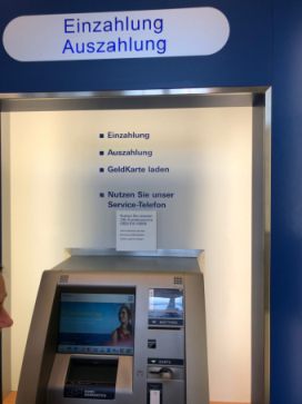 Deutsche Bank  Einzahlungsautomat