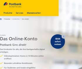 Postbank Studentenkonto