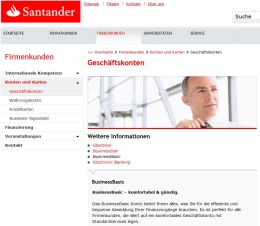 BusinessBasic Konto der Santander Bank
